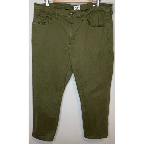 Flint And Tinder Other - flint and tinder straight fit pants 38x25 Cropped Ankle green Men’s